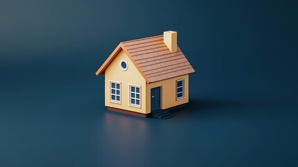 Contemporary house logo design with striking greenery and simplicity