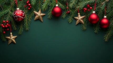 A set of Christmas decorations