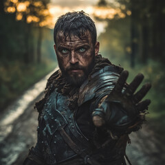 Obraz premium a medieval mercenary