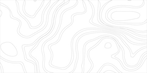 Abstract Contour Topographic Line Pattern in Black and White, cartography topographic map. Topographic map background geographic line map.