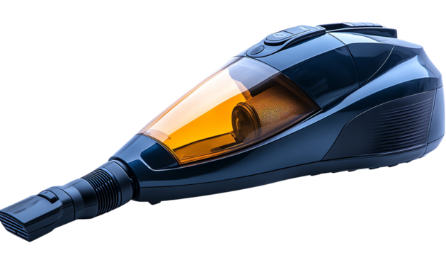 A modern handheld vacuum cleaner showcasing its sleek design and powerful suction capabilities, perfect for home cleaning tasks.