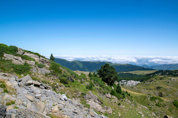 Fototapeta premium mountain landscape with sky
