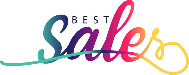 Best sale text, hot sale design, Best sale text gradient