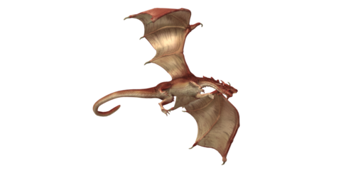 Dragon isolated on a Transparent Background