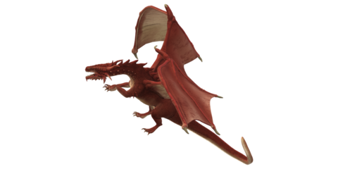 Dragon isolated on a Transparent Background