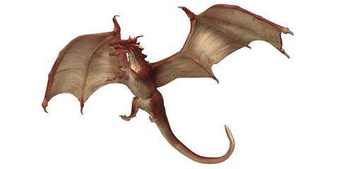 Dragon isolated on a Transparent Background © clicknow