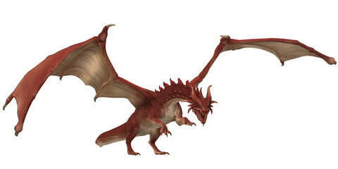 Dragon isolated on a Transparent Background
