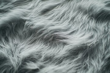 Fototapeta premium Soft textured grey fur close-up for natural design and background concepts.