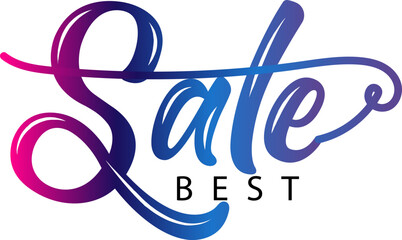 Best sale text, hot sale design, Best sale text gradient