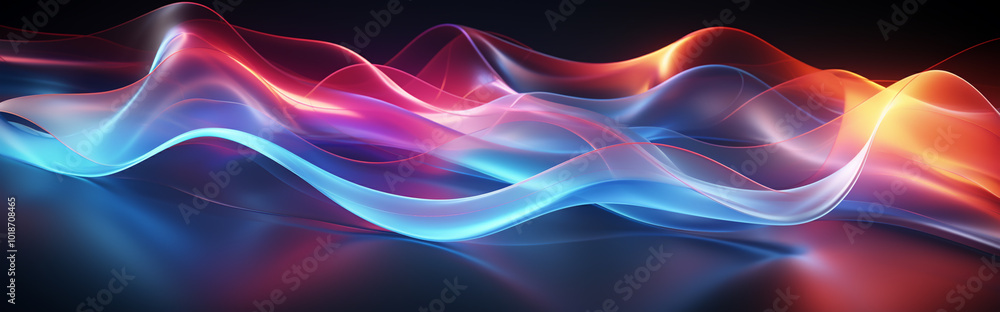 Wall mural abstract gradation violet color background template with fluid style