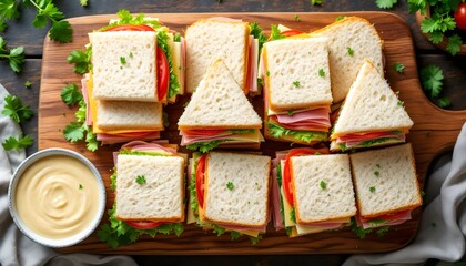 Sandwiches de Miga - Argentinian Crustless Finger Sandwiches [Argentinian Cuisine]