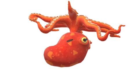 octopus isolated on a Transparent Background