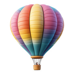 Naklejka premium Colorful hot air balloon in the sky