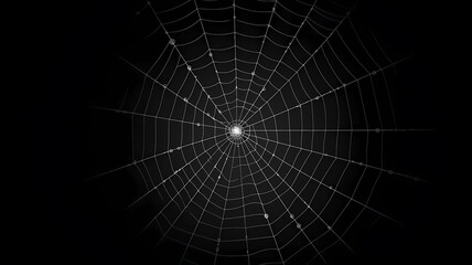 Halloween spider web elements