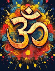 AUM (OM) Universal Of Hindu Symbols 