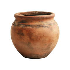 Rustic terracotta pot for home decor and gardening