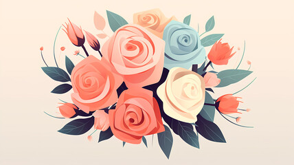 Pink Rose Bouquet