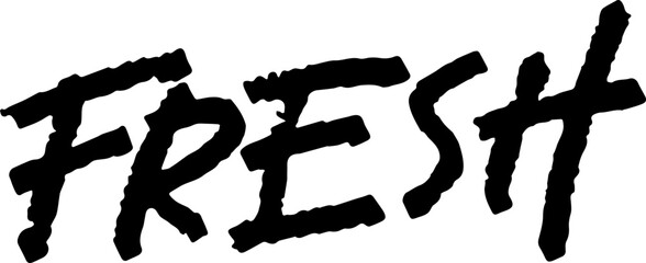 fresh vector text