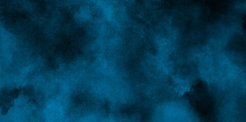 Abstract soft dark blue watercolor sky and clouds. grunge tint light blue and black  watercolor background. old stone dark blue distressed grunge background wallpaper rough concrete wall.