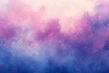 Fototapeta premium Abstract Purple and Blue Textured Painting