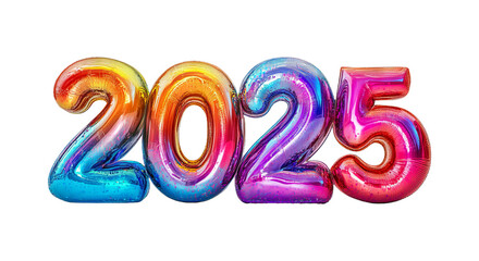 Colorful Balloons for New Year Celebration 2025