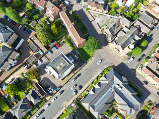 Aerial View of Southampton Port City of South England Coast, United Kingdom. May 17th, 2024. Drone's Camera Footage from Altitude.