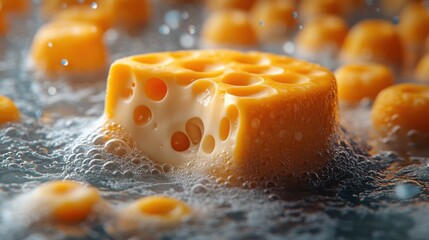 Stylish Repetitive Cheese Pattern for Elegant Design Projects