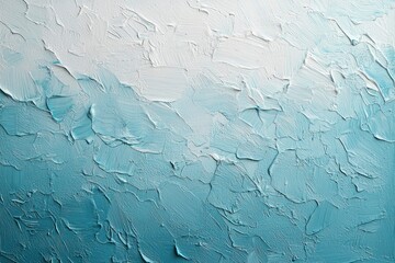 Fototapeta premium Abstract Blue and White Impasto Painting