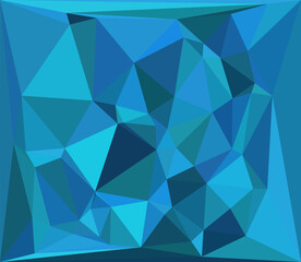 Obraz premium abstract blue triangle background desing.