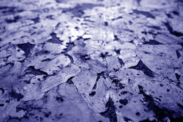 Blue cork board panel texture with blur effect.