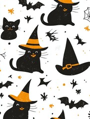 Halloween concept pattern
