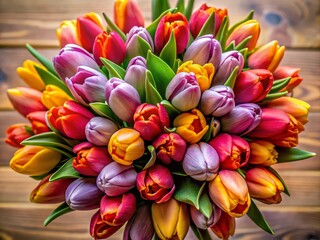 Elegant Tulip Bouquet for Bridal Arrangements, Perfect for Weddings and Special Occasions