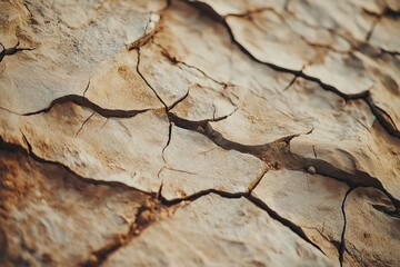 A Cracked Earth Texture in High Detail, Perfect for Environmental and Nature-related Projects, Texture for Background, High Resolution Wallpaper or Background