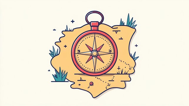 recommend clip art: Compass Illustration