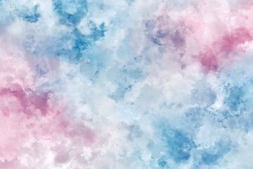 Fototapeta premium A Seamless Watercolor Wash Texture in Soft Blues and Pinks, Great for Backgrounds or Textiles, Texture for Background, High Resolution Wallpaper or Background