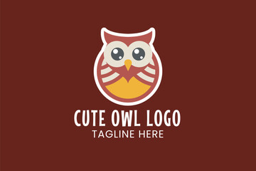 Playful Cartoon Owl Logo