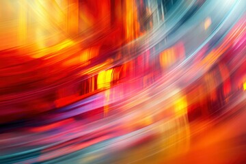 Abstract Background with Blurred Diagonal Lines and Vibrant Colors