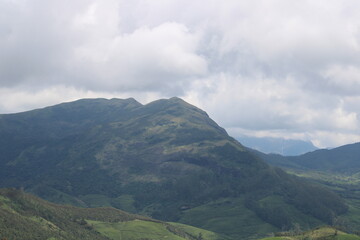 Fototapeta premium landscape with clouds