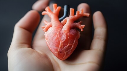 Anatomical Heart Model in Hand