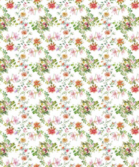 Seamless Pattern Illustrations for Designing work in Textile, Fabric, fashion, Art, Interior etc. 
