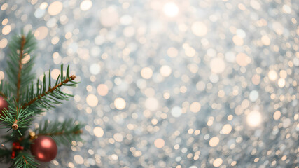 Obraz premium Christmas background texture with glitter