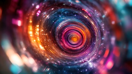Obraz premium Abstract Swirling Lights