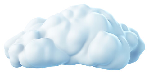 PNG Cloud 3D cartoon nature white white background.