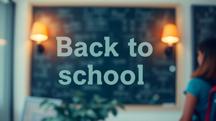  Back to school Concept. International day of Education. AI generated image, ai