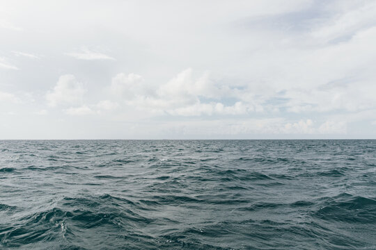 Ocean on a cloudy day