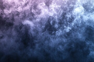Obraz premium Abstract Smoke Swirls on a Dark Background