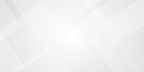 White and gray overlap triangle geometric technology pattern. minimal rectangle randomly arranged white lines transparent background layers overlapping presentation design.