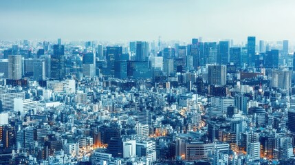 Tokyo cityscape.