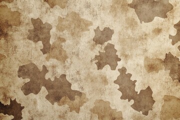 Fototapeta premium A brown and white camouflage pattern on a wall