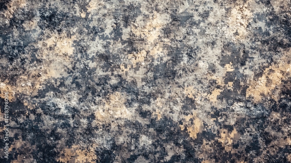 Poster A high-contrast black and white marble background with a rough textured surface, perfect for adding depth to your designs